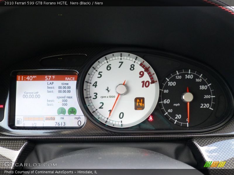  2010 599 GTB Fiorano HGTE HGTE Gauges