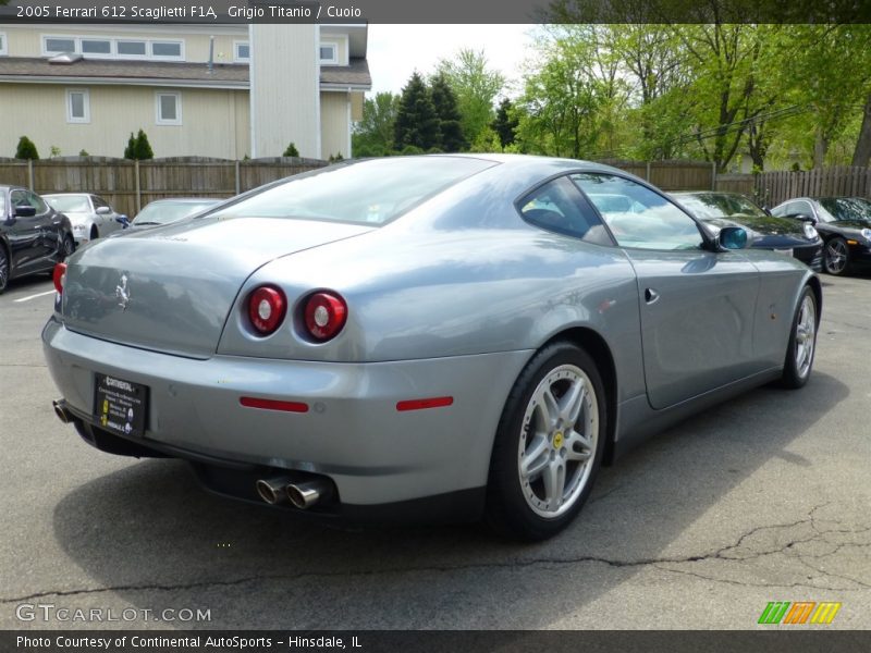 Grigio Titanio / Cuoio 2005 Ferrari 612 Scaglietti F1A