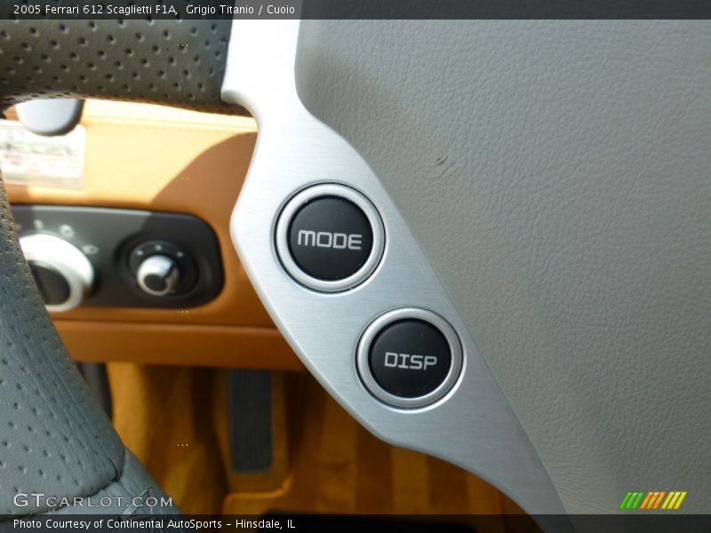 Controls of 2005 612 Scaglietti F1A