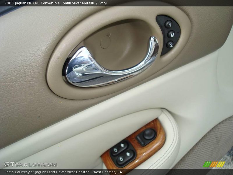 Satin Silver Metallic / Ivory 2006 Jaguar XK XK8 Convertible