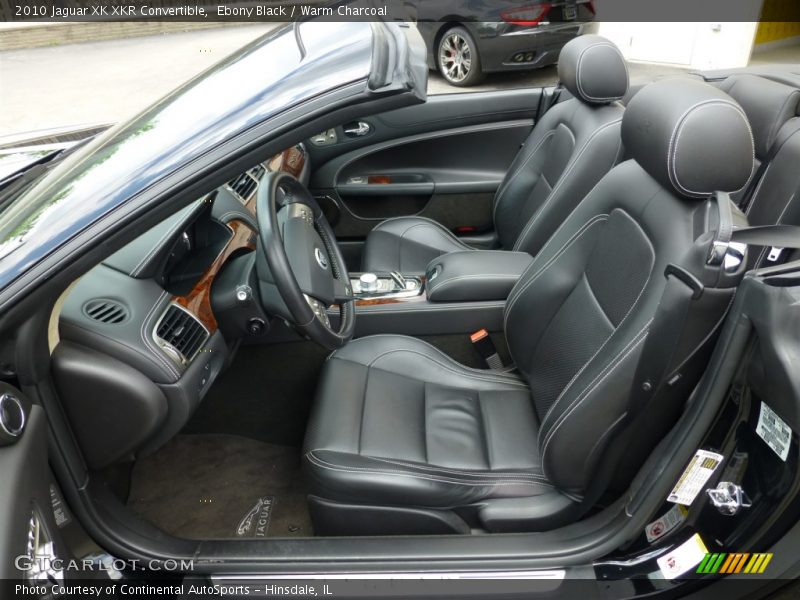  2010 XK XKR Convertible Warm Charcoal Interior
