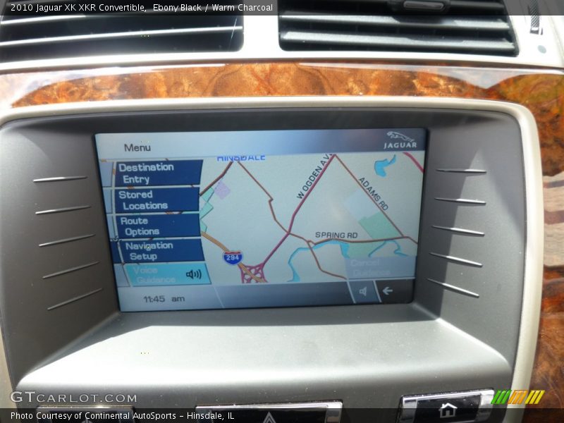 Navigation of 2010 XK XKR Convertible