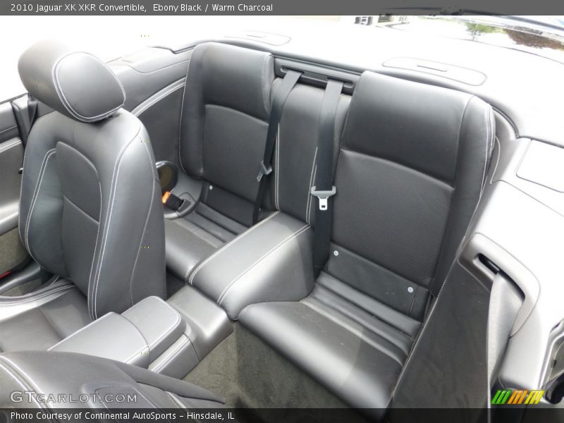 Rear Seat of 2010 XK XKR Convertible