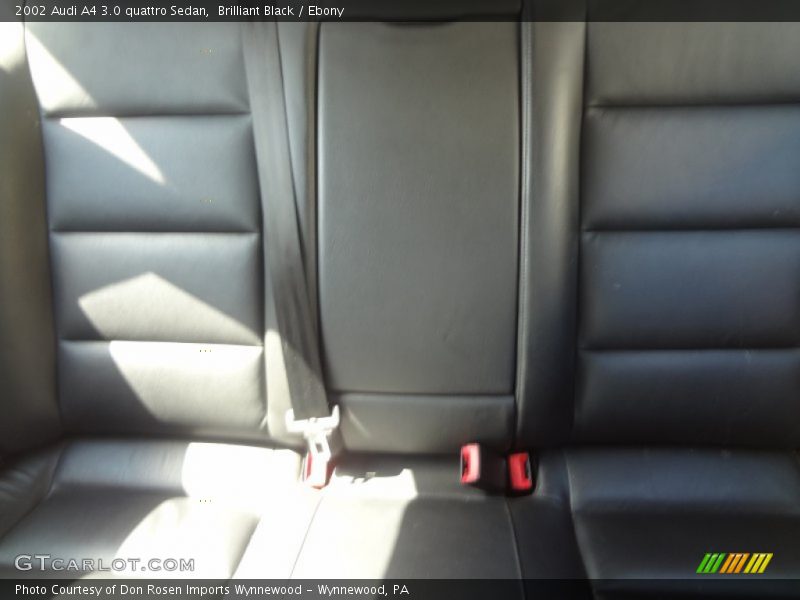 Brilliant Black / Ebony 2002 Audi A4 3.0 quattro Sedan
