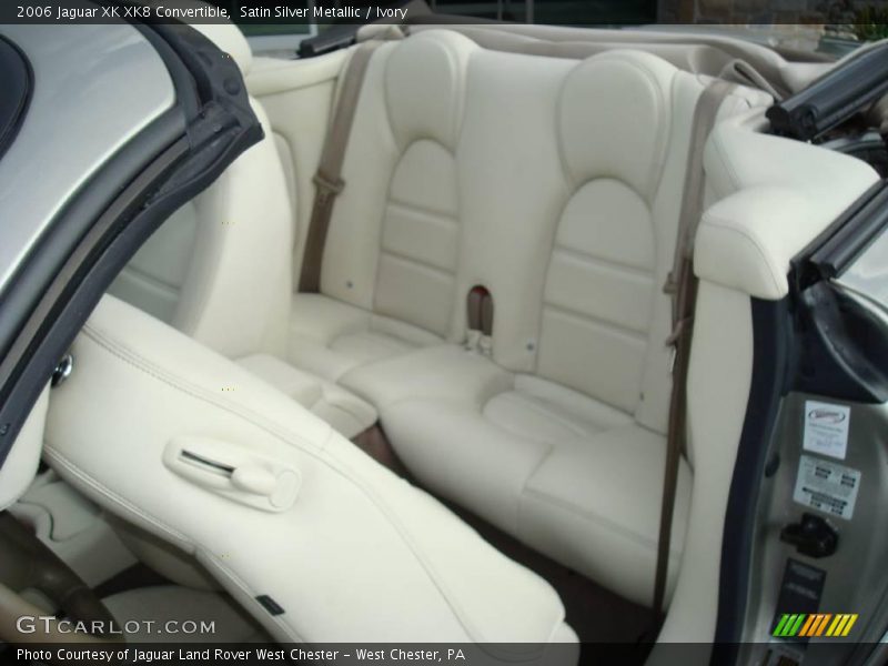 Satin Silver Metallic / Ivory 2006 Jaguar XK XK8 Convertible