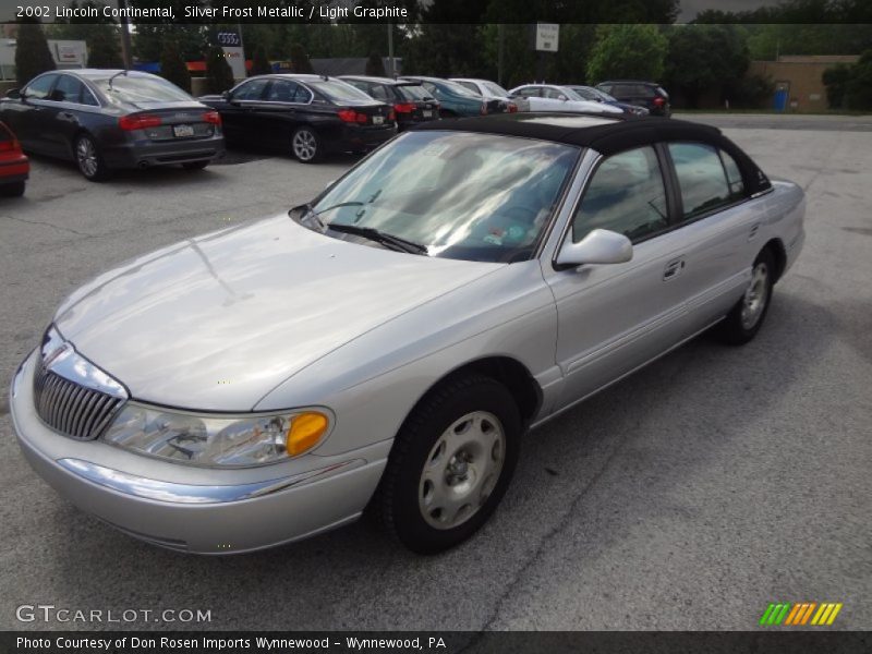 Silver Frost Metallic / Light Graphite 2002 Lincoln Continental
