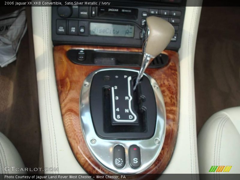 Satin Silver Metallic / Ivory 2006 Jaguar XK XK8 Convertible