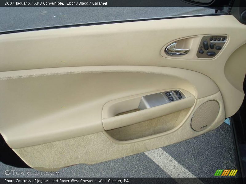 Ebony Black / Caramel 2007 Jaguar XK XK8 Convertible