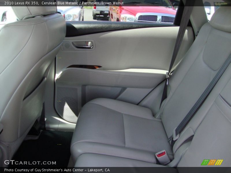Cerulean Blue Metallic / Parchment/Brown Walnut 2010 Lexus RX 350