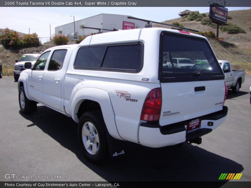 Super White / Graphite Gray 2006 Toyota Tacoma V6 Double Cab 4x4