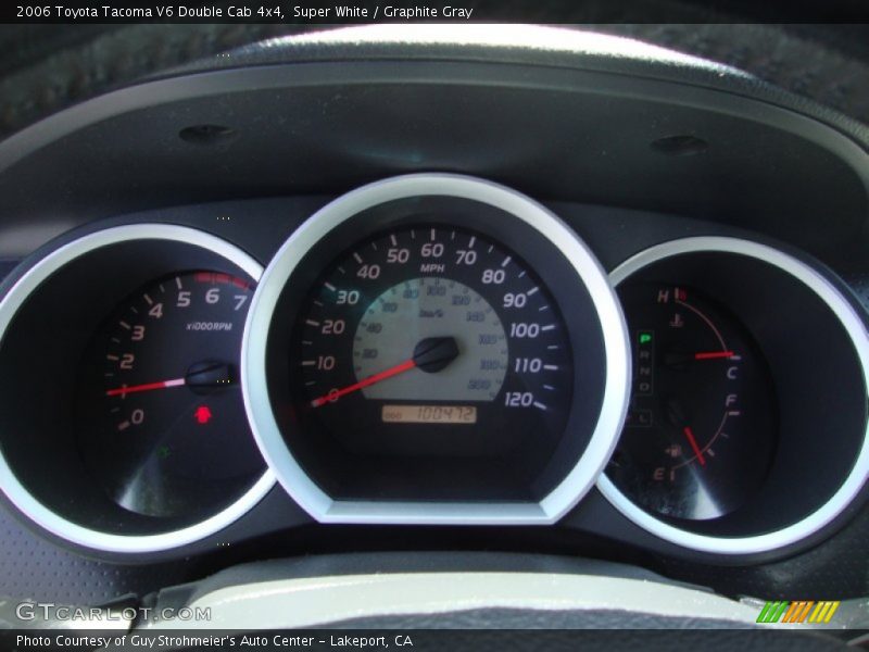 Super White / Graphite Gray 2006 Toyota Tacoma V6 Double Cab 4x4