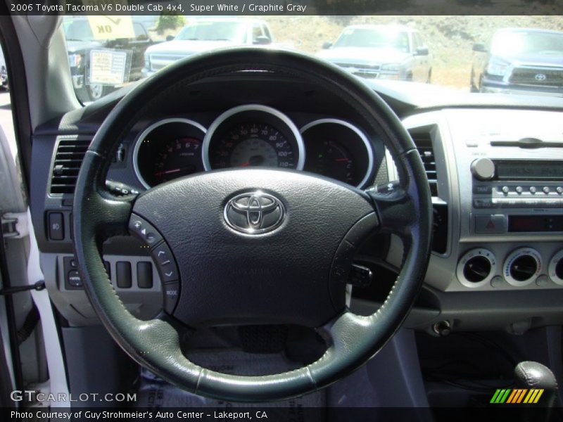 Super White / Graphite Gray 2006 Toyota Tacoma V6 Double Cab 4x4