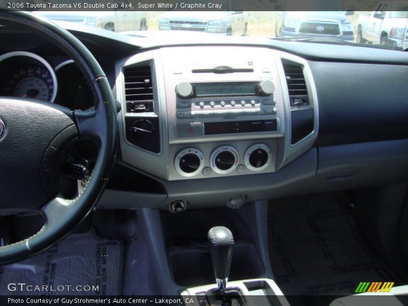 Super White / Graphite Gray 2006 Toyota Tacoma V6 Double Cab 4x4