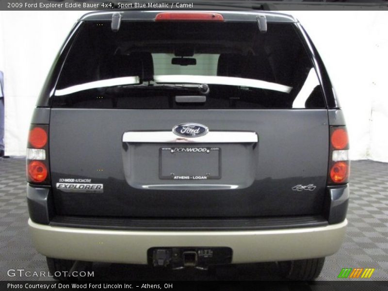 Sport Blue Metallic / Camel 2009 Ford Explorer Eddie Bauer 4x4