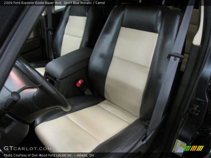 Sport Blue Metallic / Camel 2009 Ford Explorer Eddie Bauer 4x4