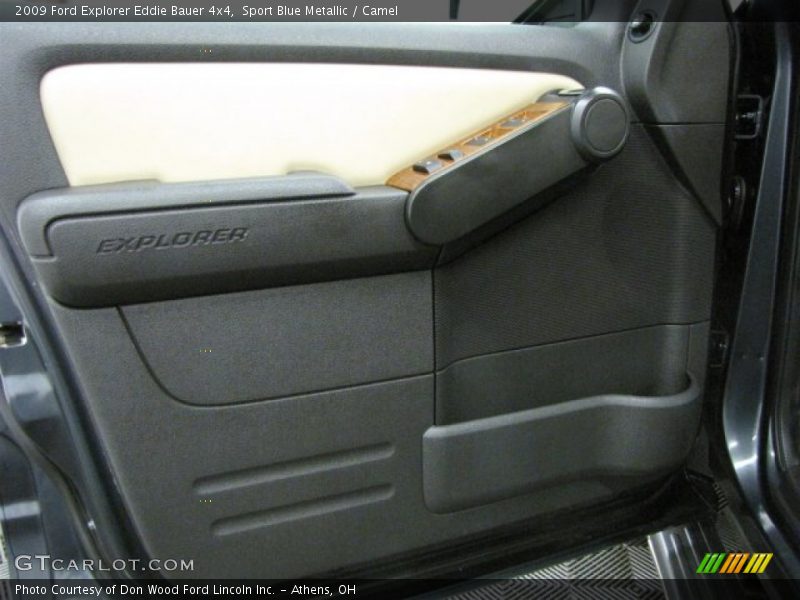 Sport Blue Metallic / Camel 2009 Ford Explorer Eddie Bauer 4x4