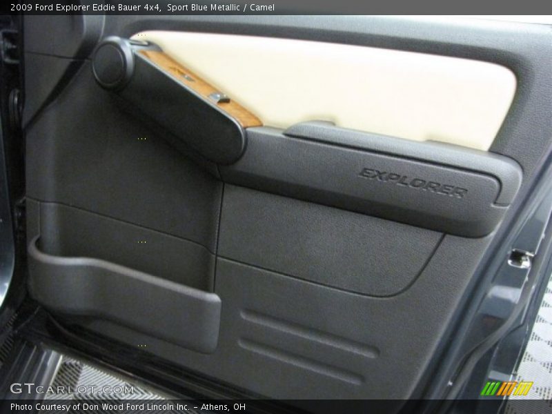 Sport Blue Metallic / Camel 2009 Ford Explorer Eddie Bauer 4x4