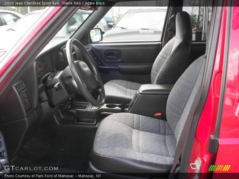 Flame Red / Agate Black 2000 Jeep Cherokee Sport 4x4