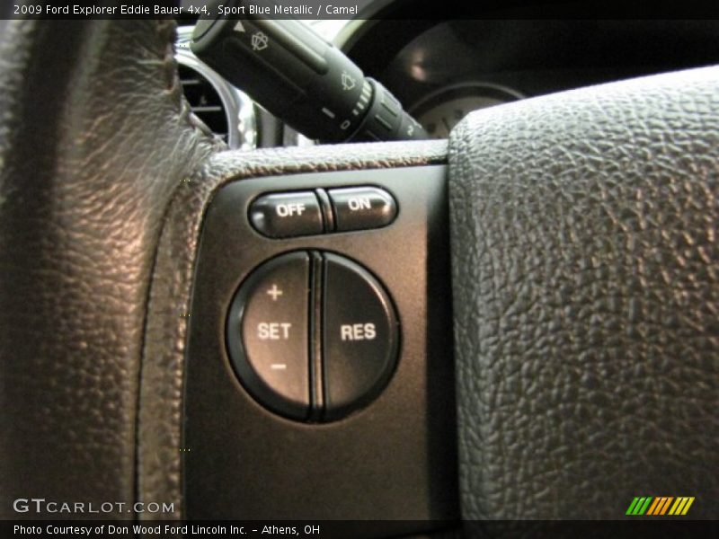 Sport Blue Metallic / Camel 2009 Ford Explorer Eddie Bauer 4x4