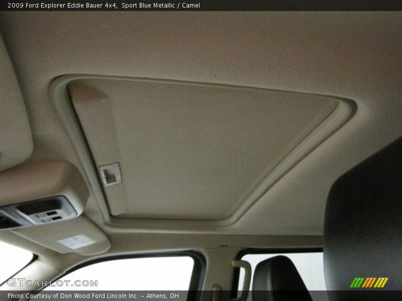 Sport Blue Metallic / Camel 2009 Ford Explorer Eddie Bauer 4x4