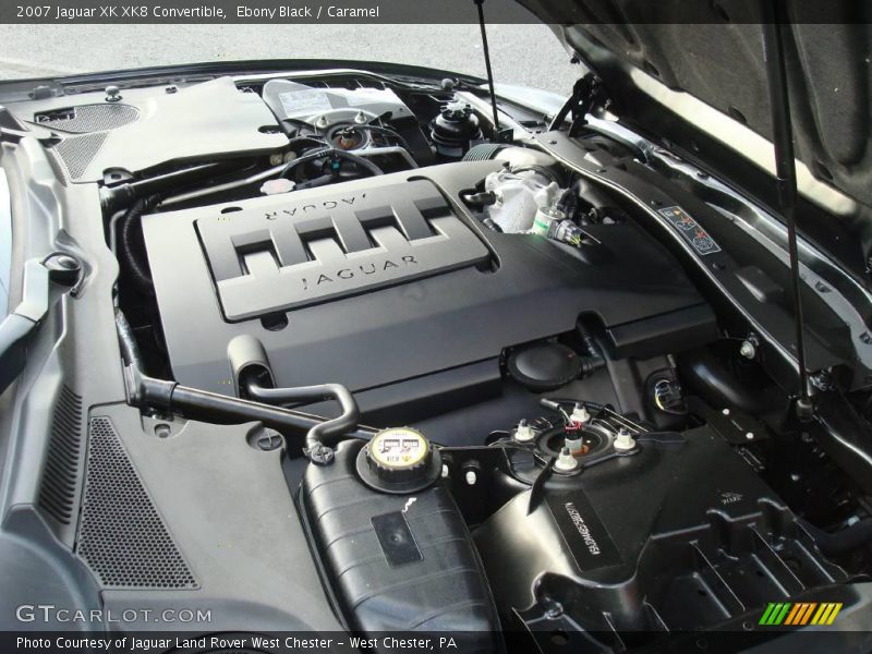 Ebony Black / Caramel 2007 Jaguar XK XK8 Convertible