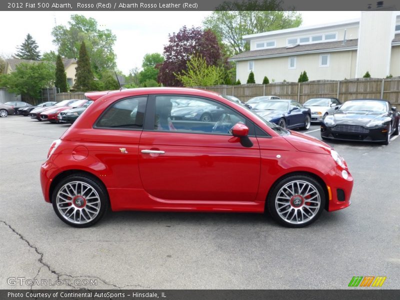 Rosso (Red) / Abarth Rosso Leather (Red) 2012 Fiat 500 Abarth