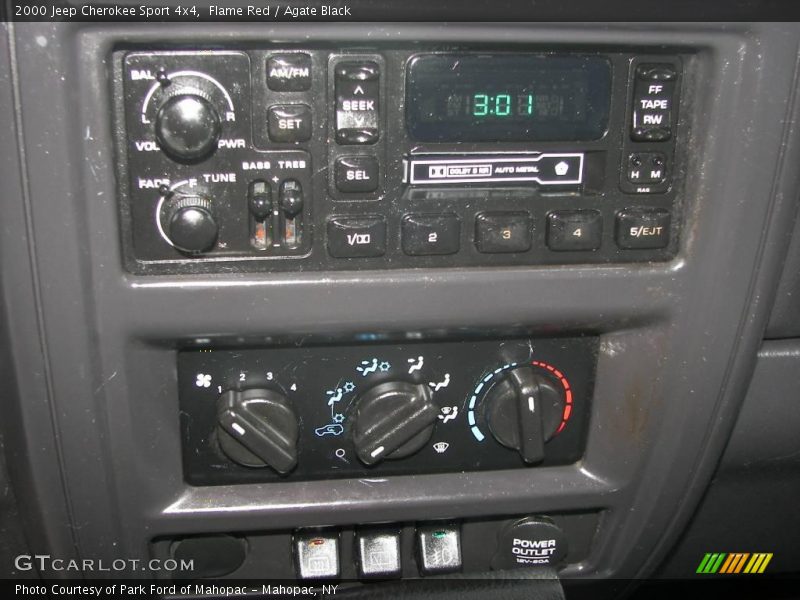 Flame Red / Agate Black 2000 Jeep Cherokee Sport 4x4