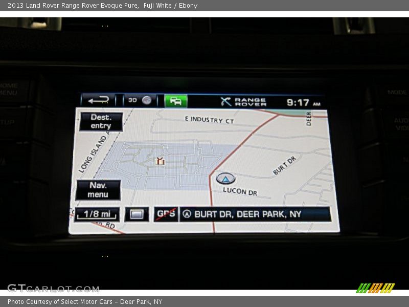 Fuji White / Ebony 2013 Land Rover Range Rover Evoque Pure