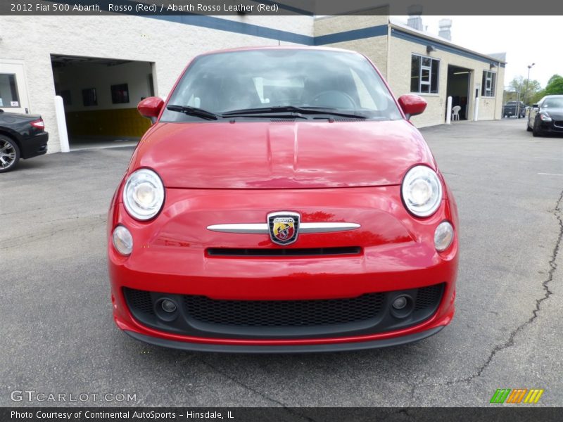 Rosso (Red) / Abarth Rosso Leather (Red) 2012 Fiat 500 Abarth