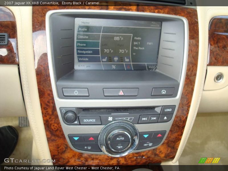Ebony Black / Caramel 2007 Jaguar XK XK8 Convertible