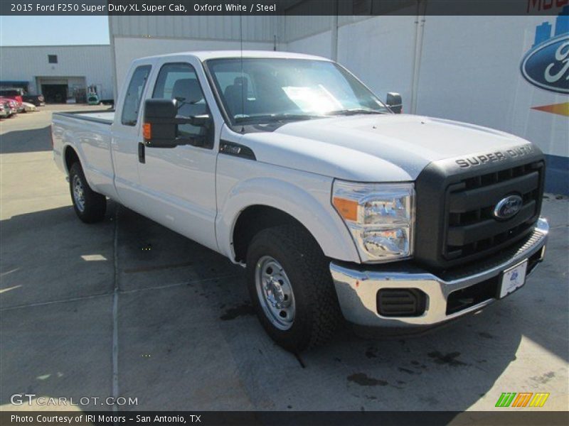 Oxford White / Steel 2015 Ford F250 Super Duty XL Super Cab