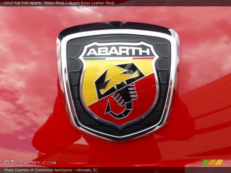 Rosso (Red) / Abarth Rosso Leather (Red) 2012 Fiat 500 Abarth
