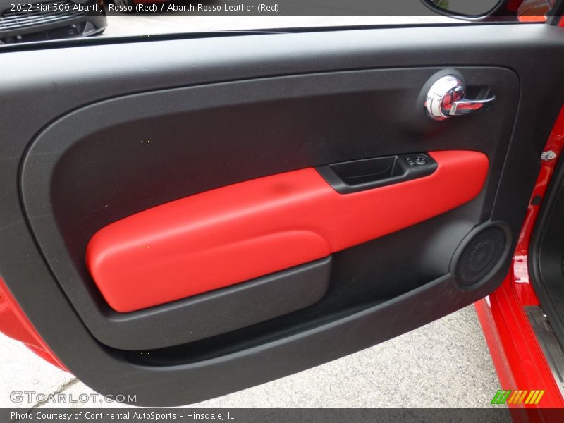 Rosso (Red) / Abarth Rosso Leather (Red) 2012 Fiat 500 Abarth