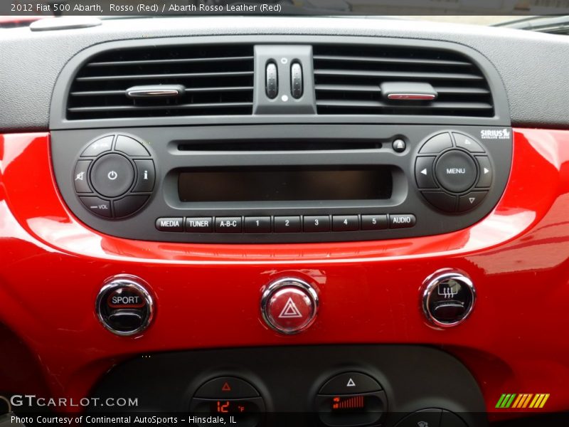 Rosso (Red) / Abarth Rosso Leather (Red) 2012 Fiat 500 Abarth