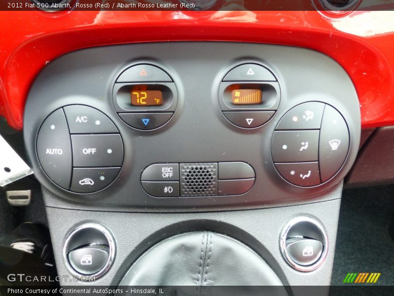 Rosso (Red) / Abarth Rosso Leather (Red) 2012 Fiat 500 Abarth