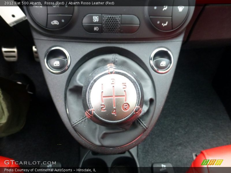Rosso (Red) / Abarth Rosso Leather (Red) 2012 Fiat 500 Abarth