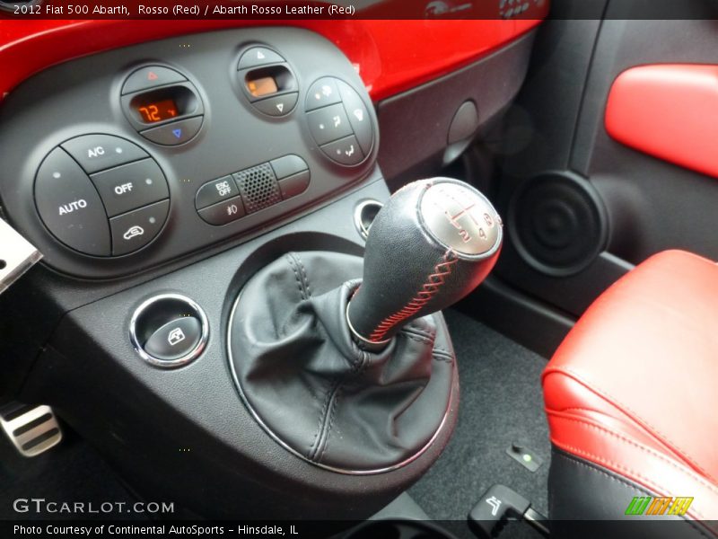 Rosso (Red) / Abarth Rosso Leather (Red) 2012 Fiat 500 Abarth