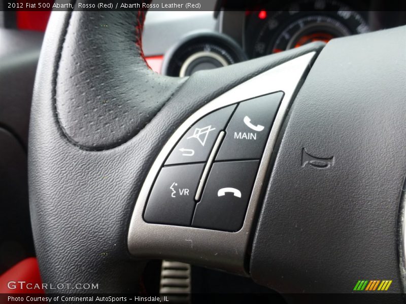 Rosso (Red) / Abarth Rosso Leather (Red) 2012 Fiat 500 Abarth