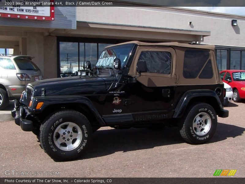 Black / Camel/Dark Green 2001 Jeep Wrangler Sahara 4x4