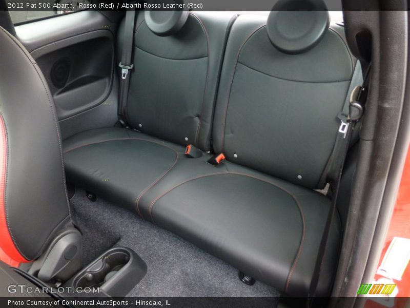Rosso (Red) / Abarth Rosso Leather (Red) 2012 Fiat 500 Abarth
