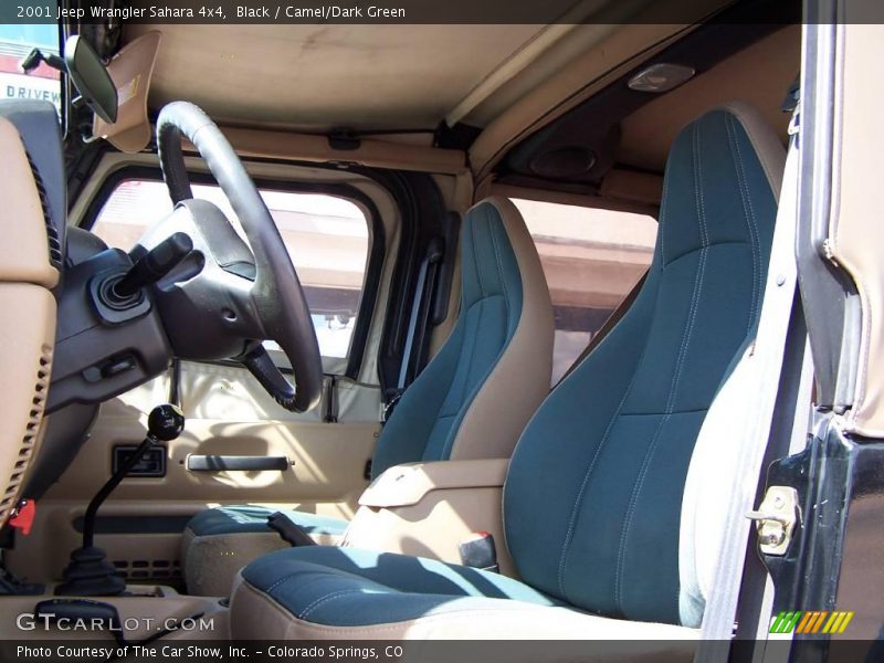 Black / Camel/Dark Green 2001 Jeep Wrangler Sahara 4x4