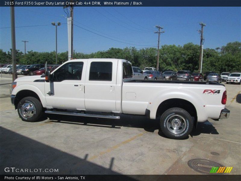 White Platinum / Black 2015 Ford F350 Super Duty Lariat Crew Cab 4x4 DRW