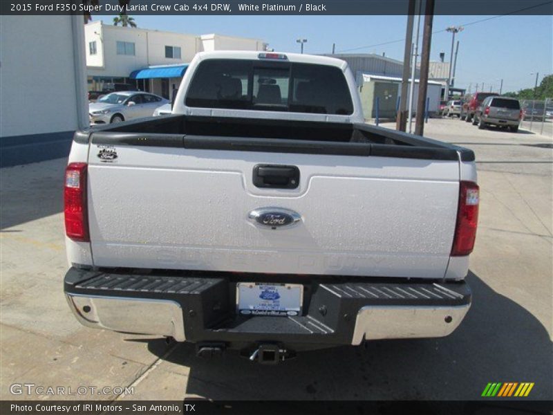 White Platinum / Black 2015 Ford F350 Super Duty Lariat Crew Cab 4x4 DRW