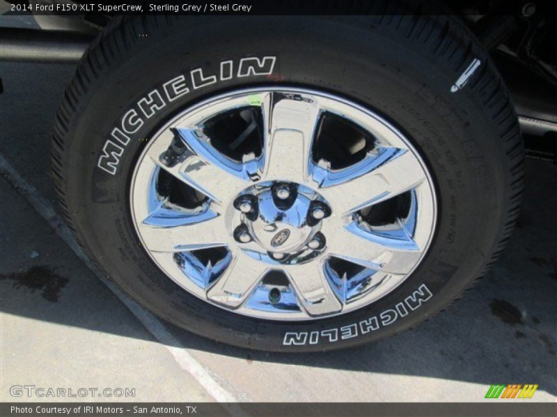 Sterling Grey / Steel Grey 2014 Ford F150 XLT SuperCrew