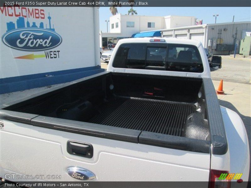 White Platinum / Black 2015 Ford F350 Super Duty Lariat Crew Cab 4x4 DRW
