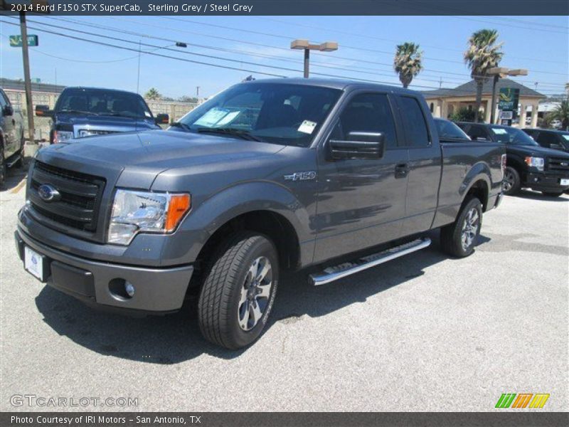 Sterling Grey / Steel Grey 2014 Ford F150 STX SuperCab