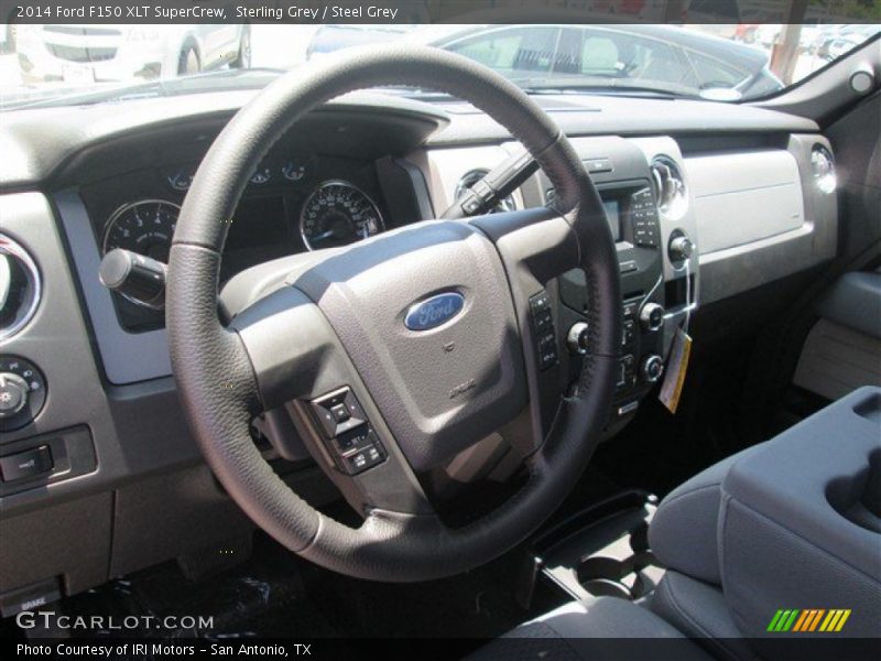 Sterling Grey / Steel Grey 2014 Ford F150 XLT SuperCrew