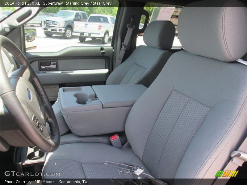 Sterling Grey / Steel Grey 2014 Ford F150 XLT SuperCrew