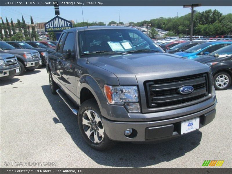 Sterling Grey / Steel Grey 2014 Ford F150 STX SuperCab