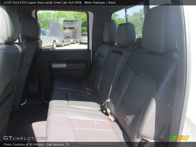 White Platinum / Black 2015 Ford F350 Super Duty Lariat Crew Cab 4x4 DRW